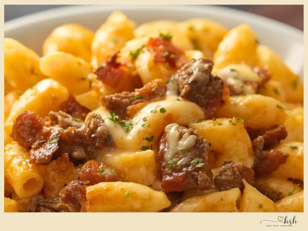 Leftover Beef Brisket Recipes That Turn Yesterday’s Dinner Into Something New 5 Creamy macaroni and cheese loaded with chunks of leftover beef brisket and melted cheese sauce